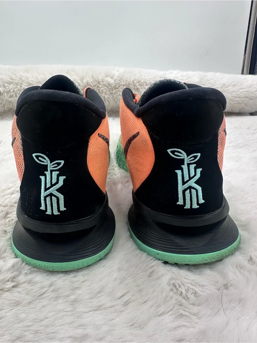 Nike‎ Kyrie 7 Play for the Future Men's Size 12 Atomic Orange Black